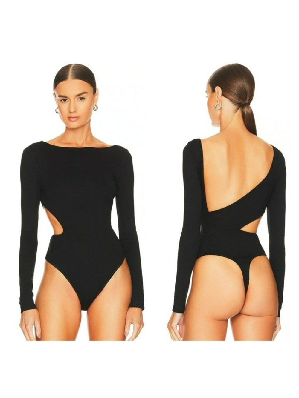 Not Yours To Keep Lindsey Bodysuit - Black